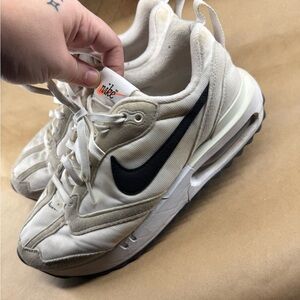 Nike Air Max Beige and Black Sneakers